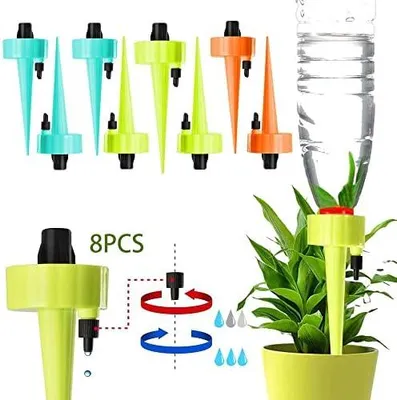 Produktbild von 8PCS Automatische Bewässerung von Pflanzen - Blumen - Garten,TopfpflanzenGarten Pflanzen Blumen Bewässerungssystem,Wasserspender für Pflanzen,Einstellbar Bewässerungssystem