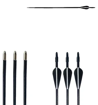 Produktbild von Pfeile, langlebiges Verbundmaterial, Metallspitzen, 12pcs