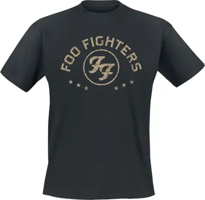 Produktbild von Foo Fighters T-Shirt Herren Arched Star schwarz Band-Merch, Bands 100% Baumwolle L