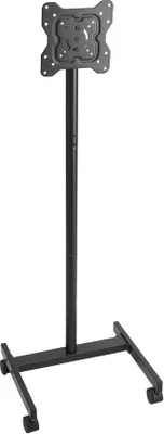 Produktbild von Portable TV-stand für flache und gebogene Fernseher von 431,8 bis 1397 mm, tragbarer Bodenstand für bis zu 20 kg (max. VESA 200 x 200 mm) für Wohnzimmer, Schlafzimmer, Büros und Außenbereiche