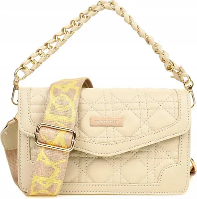 Produktbild von Damen-Umhängetasche, Clutch, Schultertasche, Beige