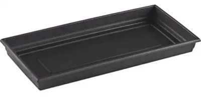 Produktbild von Hega Hogar Pflanzentopf Sammelschale - anthrazit - 37 x 17 cm