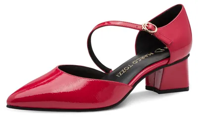 Produktbild von MARCO TOZZI Damen Pumps weiches Feel Me Fußbett weiches Innenfutter Spitz, rot (