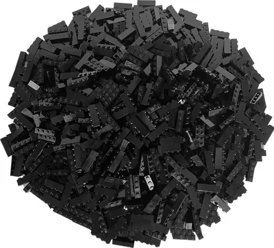Obrázek produktu pro LEGO® 1x4 kostky Vysoké kostky Černá - 3010 NEW! Množství 50x