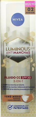 Produktbild von Nivea Luminous 630 Anti-Dunkelheit CC Fluid SPF30 40ml