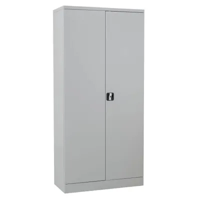 Produktbild von Gürkan Putzmittelschrank 100176 lichtgrau 80,0 x 38,0 x 180,0 cm