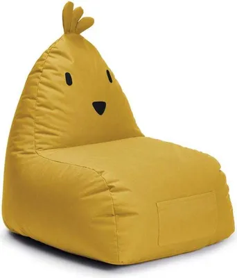 Produktbild von LUMALAND Kindersitzsack Animal Line Chick - Senfgelb