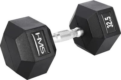 Obrázek produktu pro Hantla sześciokątna gumowana HMS HEX-PRO 32.5 kg