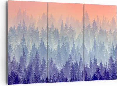 Produktbild von Bild auf Leinwand - Leinwandbild - Wald Baum Natur - 165x110cm - Wand Bild - Wanddeko - Wandbilder - Leinwanddruck - Bilder - Kunstdruck - Wanddekoration - Leinwand bilder - Wandkunst - CE165x110-3929