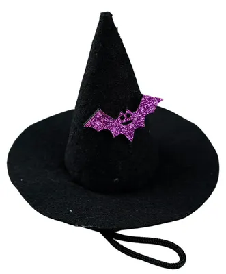 Zdjęcie produktu dla Solidchoice - Regulowany kapelusz w kształcie czarownicy dla psów - akcesoria do kostiumów na Halloween