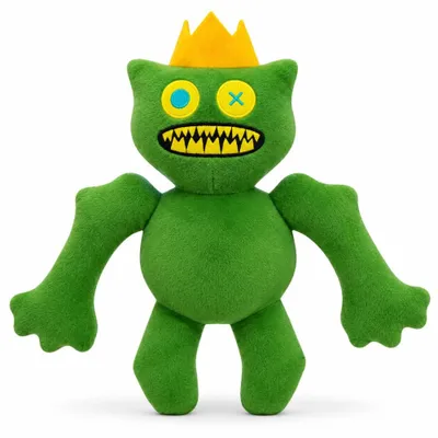 Immagine prodotto di Wiztex Collezione di peluche "Rainbow Friends" - Dinosauro verde, bambola di peluche, giocattolo "Rainbow Friends"