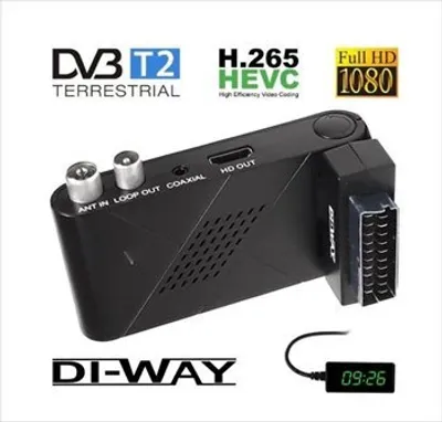 Obrázek produktu pro DI-WAY 2020 Mini V2 DVB-T/T2 Hevc H.265 Set-Top Box