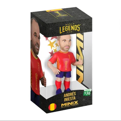 Immagine prodotto di MINIX Football Legends: Leggende dei Mondiali - Spagna - INIESTA