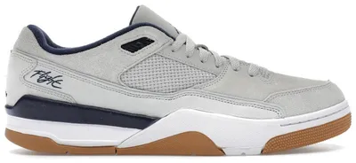 Imagen del producto de Jordan Flight Court, color gris neutro, blanco, goma, marrón claro y azul marino. Talla: 42.5 (UE)