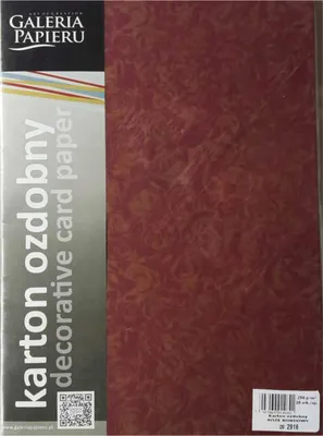Obrázek produktu pro Ozdobný papír A4 Roses - 250 g, bordó, 20 listů