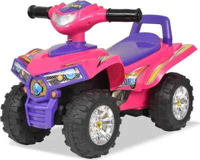 Produktbild von The Living Store Kinder Geländefahrzeug ATV mit Sound und Licht Rosa und Lila
