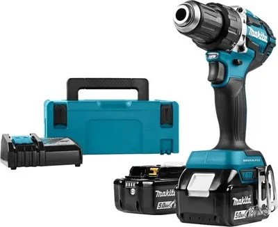 Produktbild von Akkuschrauber 18V DDF484RTG mit 2 Akkus 5,0Ah – Makita