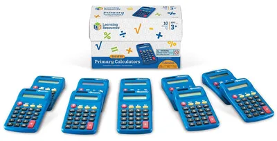 Zdjęcie produktu dla Learning Resources LER0038, Kieszeń, Podstawowy kalkulator, 8 cyfr(y), Bateria, Wielobarwny