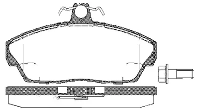 Produktbild von Bremsbelagsatz Scheiben 18 mm TRISCAN für u.a. LAND ROVER FREELANDER