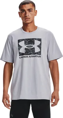 Produktbild von Under Armour Abc Camo Boxed Logo Kurzarm-t-shirt Grau XS / Regular Mann Grau XS