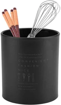Produktbild von Küchenutensilienhalter, Utensilienhalter Küche Schwarz Utensilienhalter Utensilien Organizer Küchenutensilien-Halter Küchenutensilien Organizer 10 * 13cm