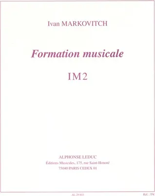 Produktbild von Markovitch Formation Musicale Im2