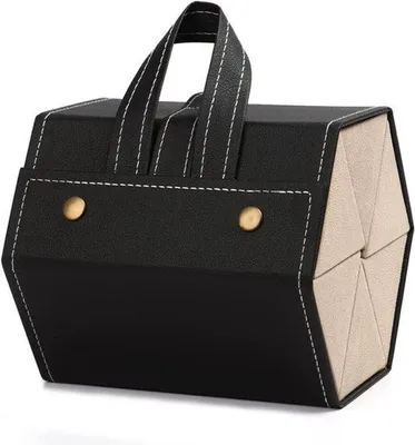 Produktbild von Opvouwbare Brillenbox - Reisegepäck für 6 Sonnenbrillen - Ideal für Reisen - Schwarz