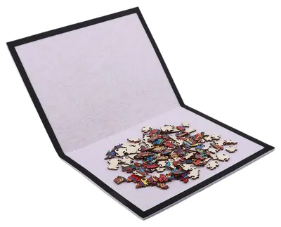 Image de Plateau de jeu en feutre pliable, dimensions 61 x 40 cm, pour les puzzles de 500 pièces, tapis de puzzle