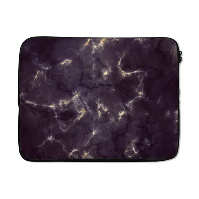 Produktbild von MuchoWow® Laptop Hülle 15 Zoll Gold - Edelsteine - Achatstein - Geode Laptoptasche - Laptoptasche - Sleeve - Rundum-Schutz
