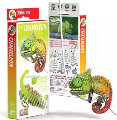 Obrázek produktu pro Eugy Chameleon, 28 kusů, Zvířata, 6 rok/roky