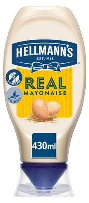 Produktbild von Hellmann's Real Mayonnaise Squeeze 250g – Cremige klassische Mayonnaise