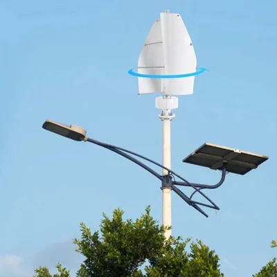 Imagen del producto de Generador de turbina eólica - Vertical - Potencia: 500W - 12V - Aluminio duradero