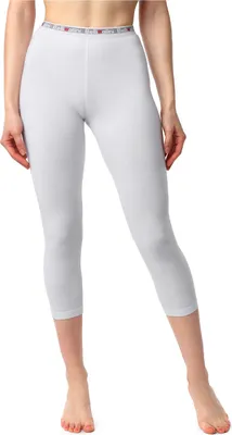 Image de Leggings 3/4 en coton pour femme Bellivalini BLV50-178 (blanc, M)