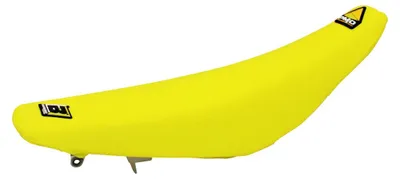 Image de Housse de siège Blackbird pour Suzuki RM 85, modèles 2002-2023, couleur jaune, tissu Pyramid