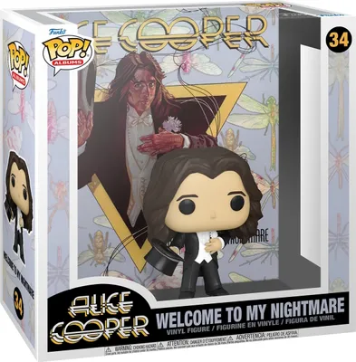 Produktbild von Alice Cooper - Welcome to my Nichtmare 34 - Funko Pop! Albums - Vinyl Figur
