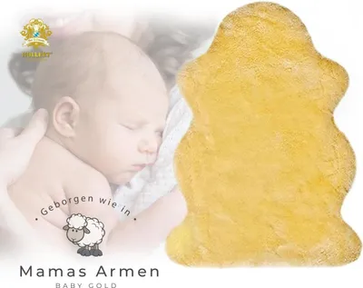 Produktbild von Baby Lammfell waschbar ökologische Gerbung versch. Größen - Größe: 100-110