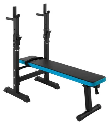 Productafbeelding van Verstelbare Trainingsbank – Fitnessbank met gewichtsteun en stalen constructie