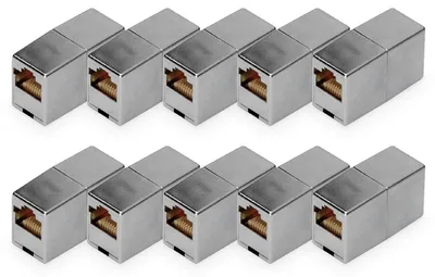 Obrázok produktu pre Digitus DN-93901-10, RJ-45, RJ-45, Strieborná