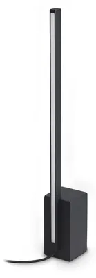 Zdjęcie produktu dla Lampa stołowa Ideal Lux LED 3000 K, czarna, IP20, ESSENCE 371900