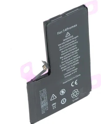 Zdjęcie produktu dla Akumulator pasujący do Apple iPhone 14 Pro Max, Li-Polymer, 3,86 V, 4323 mAh, 16,68 Wh, bez użycia narzędzi