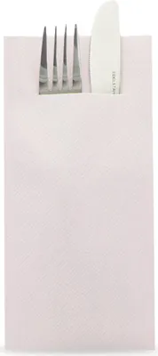 Produktbild von Sovie HORECA Besteckserviette Hellrosa aus Linclass® Airlaid 40 x 40 cm, 1/8 Falz, 75 Stück