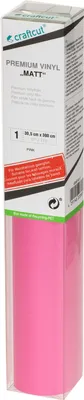Produktbild von craftcut M17 Plotterfolie matt PINK 30,5 x 300 cm