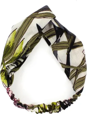 Produktbild von Oblique Unique Haarband Stirnband Blumen Motiv Haarschmuck Kopfschmuck -braun schwarz