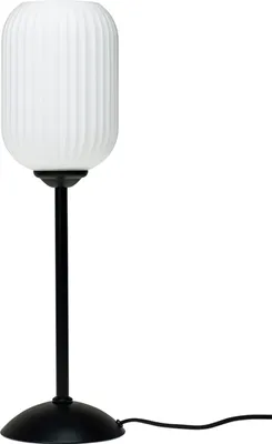 Image de Lampe de table, lampe de chevet, lampe de bureau, lampe de lecture LED, Riflet Opal Noir