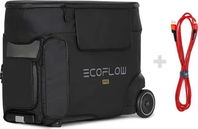 Produktbild von EcoFlow DELTA Pro Bag inkl. GRATIS Schnellladekabel USB-C Anschluss