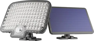 Produktbild von hoftronic Solar-Wandleuchte 7W 600lm 6500K schwarz mit Sensor