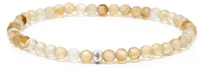 Produktbild von BERGERLIN Naturstein Armband Damen Herren, echtes Edelstein Perlenarmband