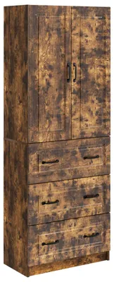 Zdjęcie produktu dla Zestaw szafek vidaXL, 2 szt., dąb wędzony, 66 x 34,5 x 87 cm