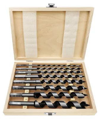 Produktbild von PAULIMOT Schlangenbohrer-Satz, 8-teilig Ø 6 - 20 mm, Länge 230 mm, Form Lewis