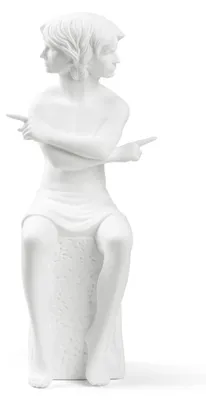 Produktbild von Goebel Figur Christel Zodiacs Sternzeichen Zwillinge männlich, Biskuit-Porzellan, 67901011